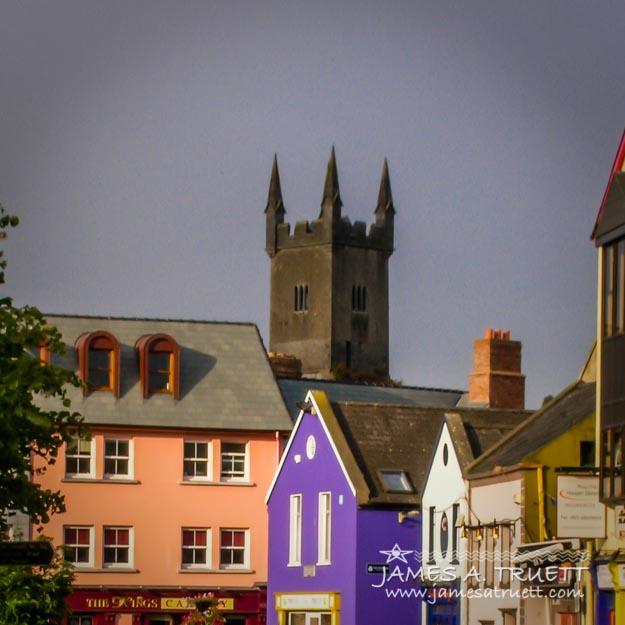 Medieval Friary Towers over Ennis in County Clare