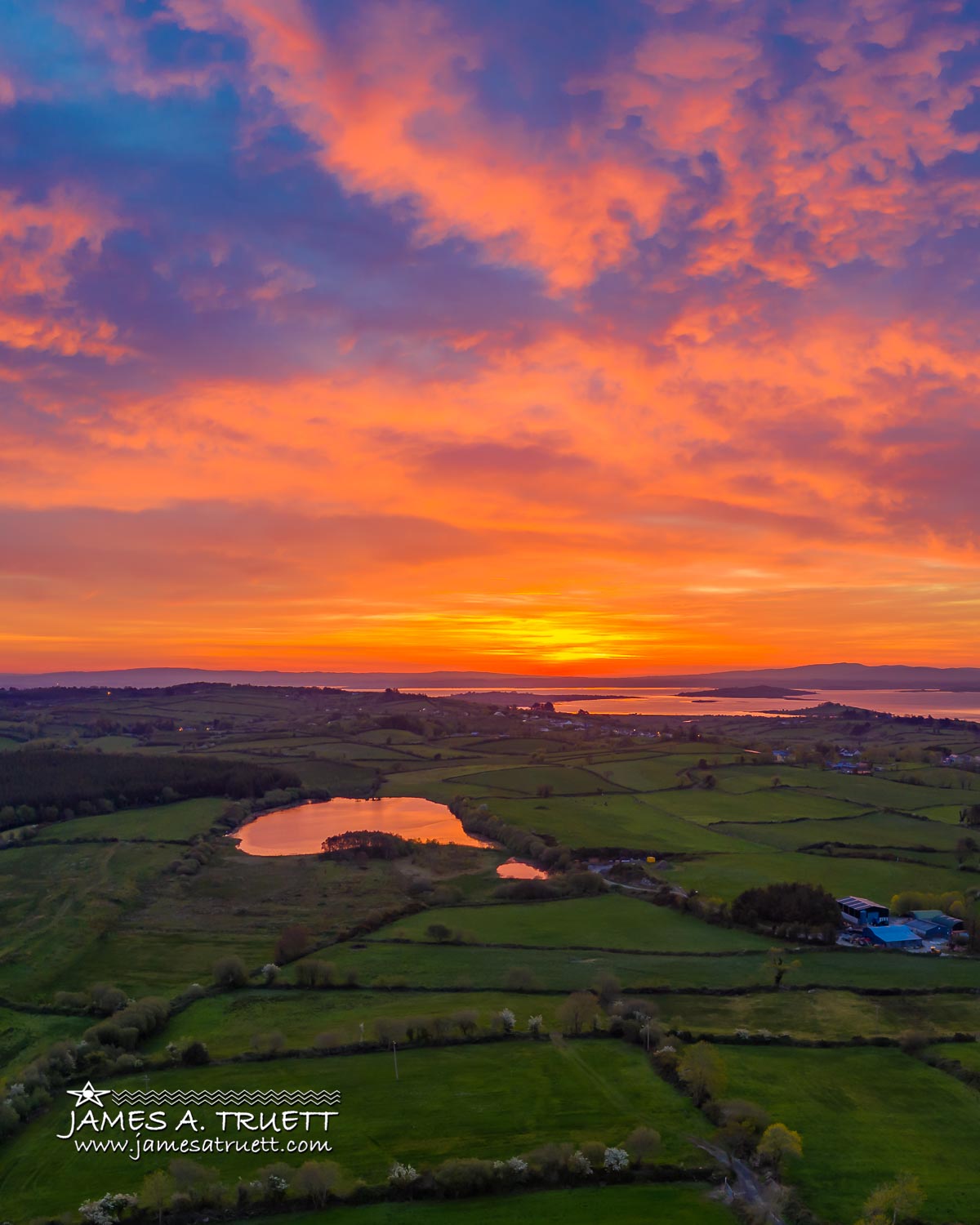 Lough Lean Sunrise Reflections