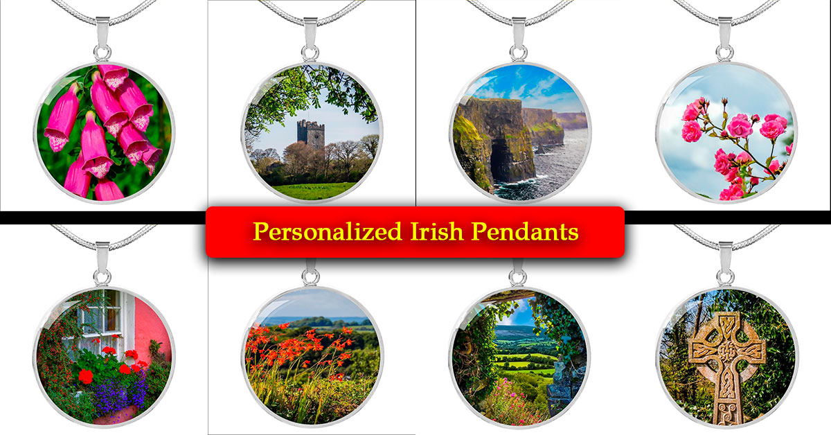 Personalized Irish Pendants